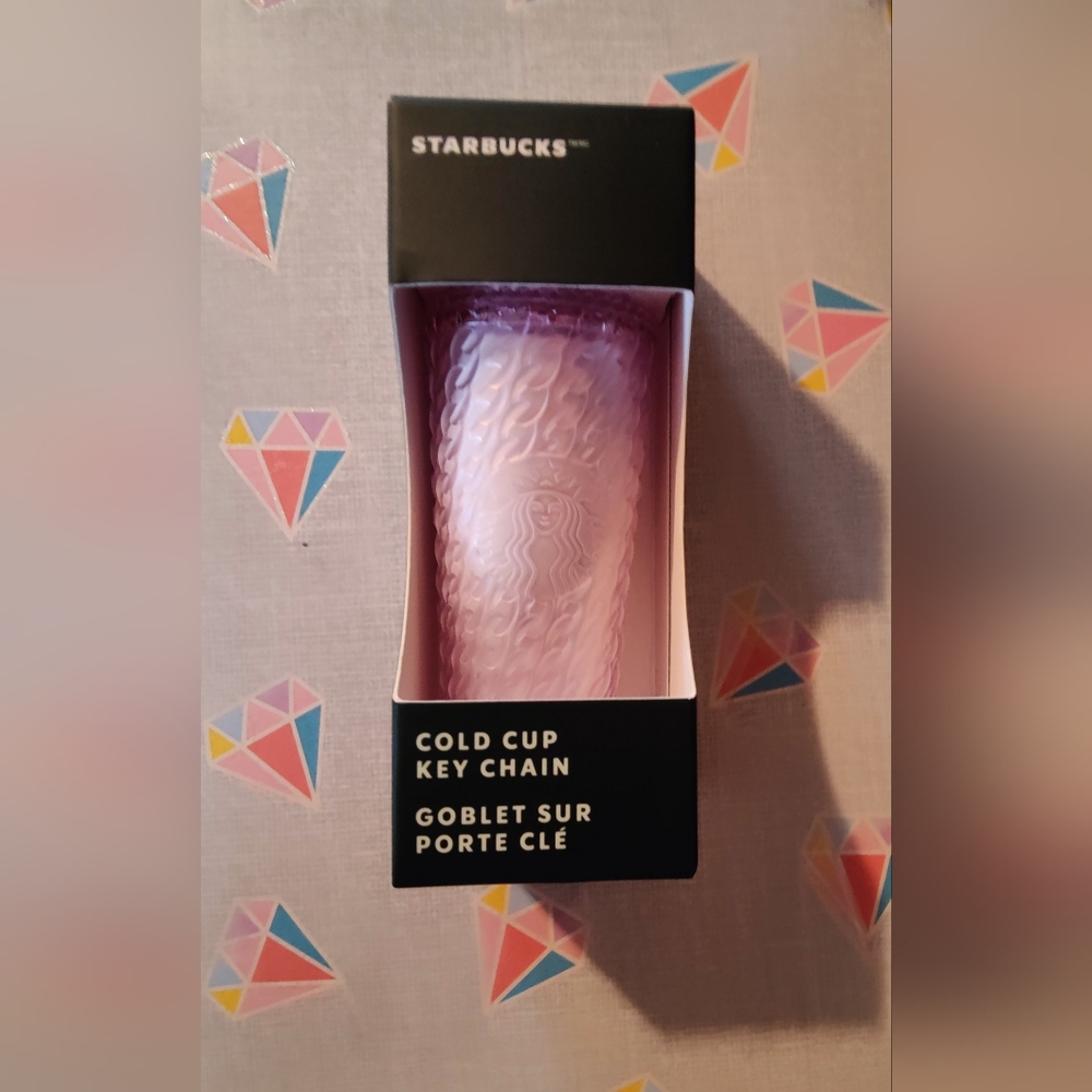 NWT Pink Starbucks Key Ring